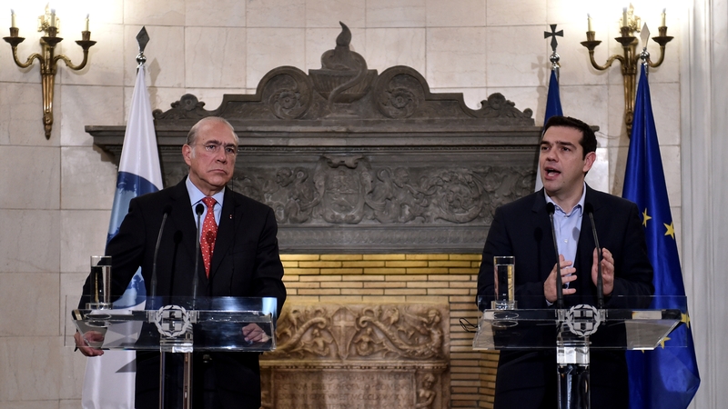 Greek Premier Alexis Tsipras (R) is to attend his first summit