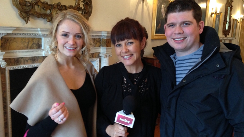 Sarah and Derek with Gery Maye