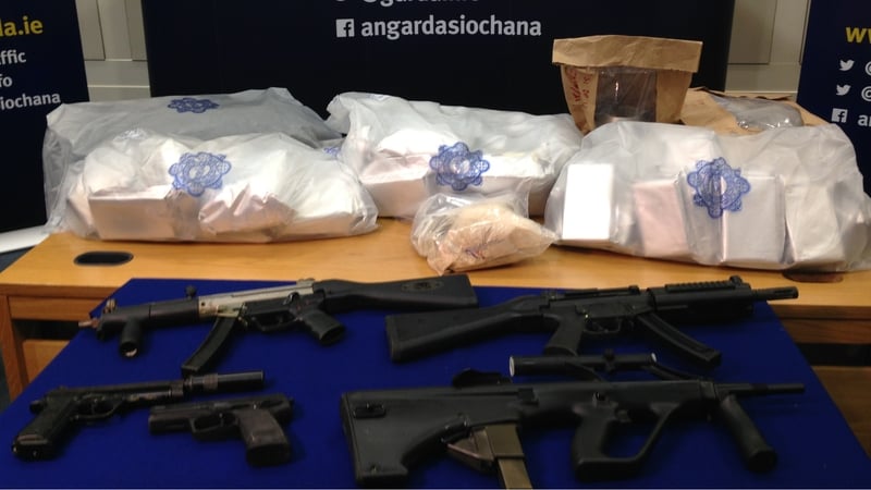 Estimated street value of the drugs is €4.9m