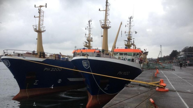 The two trawlers have been detained at Cork