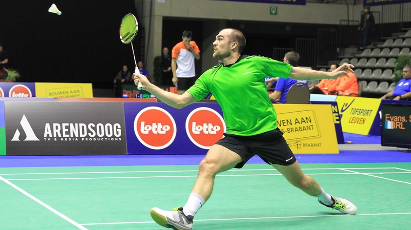 Scott Evans now faces eighth seed Viktor Axelsen from Denmark