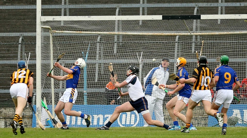 Kilkenny’s TJ Reid scores his side's second penalty in the 2014 final