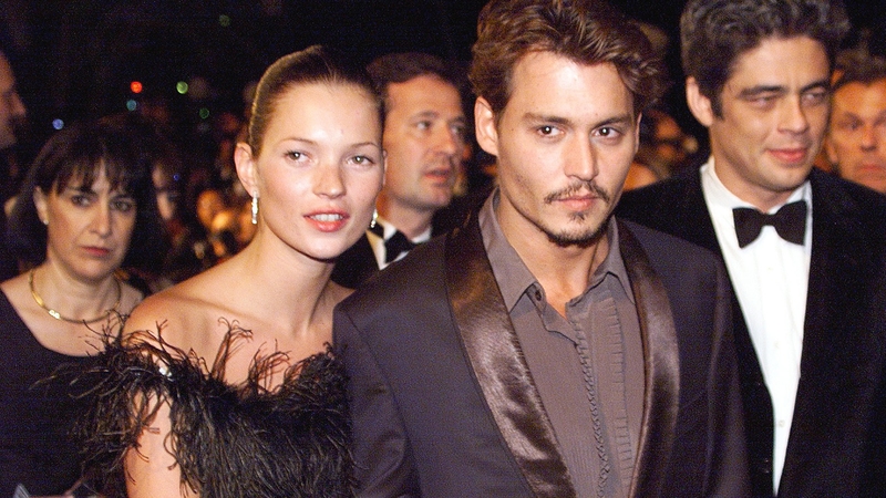 Kate Moss and Johnny Depp