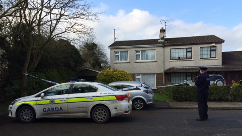 The scene at Oaklawn Estate in Dundalk where the man died