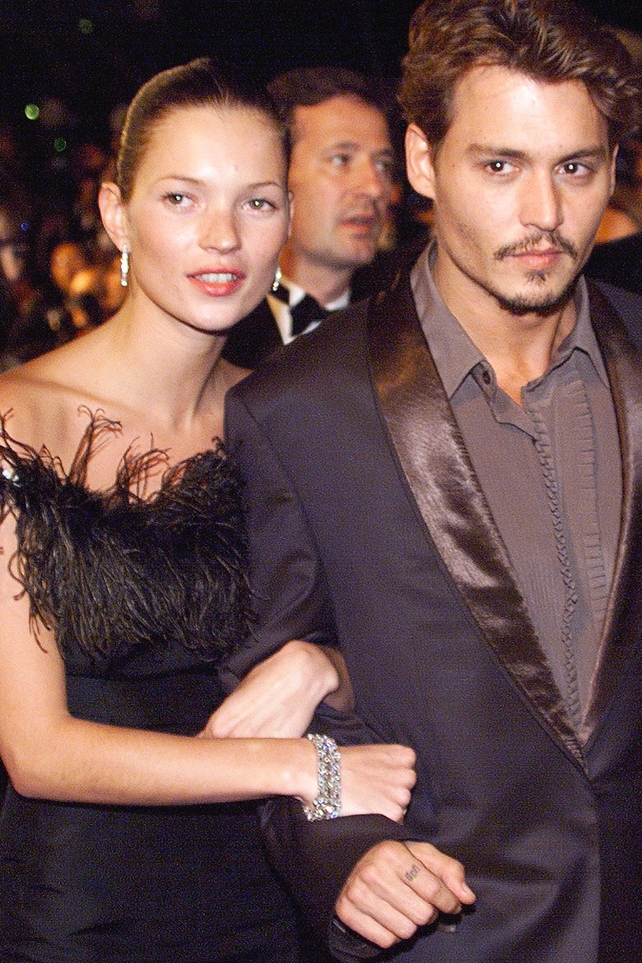 Kate Moss and Johnny Depp