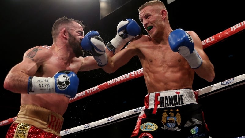 Stephen Ormond (left) was disqualified against Terry Flanagan