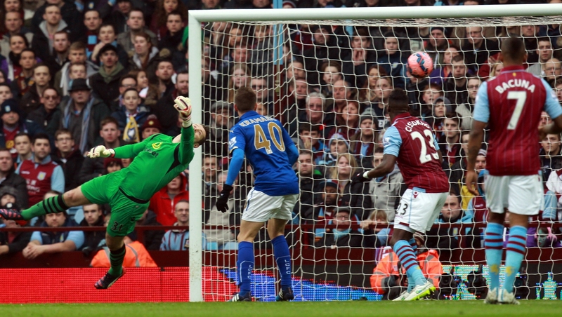 Shay Given was in fine form for Aston Villa