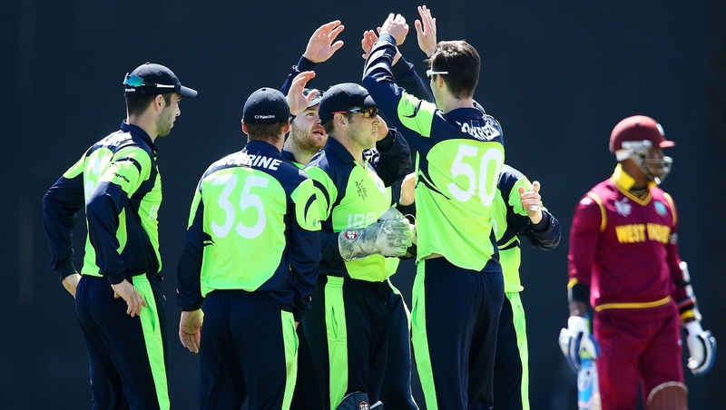 George Dockrell enjoyed a fine spell with the ball, taking three wickets against the West Indies