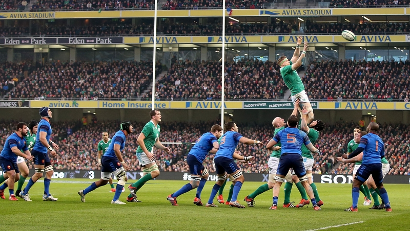 Ireland won the match but lost Jamie Heaslip for four weeks at least
