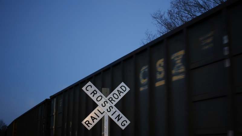 A 109-car CSX freight train was travelling from Nebraska to Virginia state