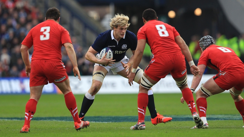 Richie Gray suffered an upper arm injury during defeat to Wales