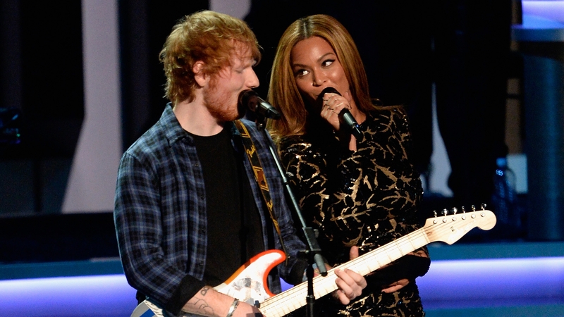 Sheeran and Gary Clark Jr joined Beyoncé for Master Blaster (Jammin')