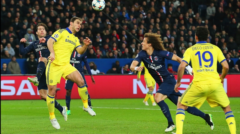 Branislav Ivanovic gave Chelsea the lead in the first half