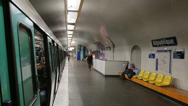 A group of what appeared to be Chelsea fans prevented a black man from boarding a train