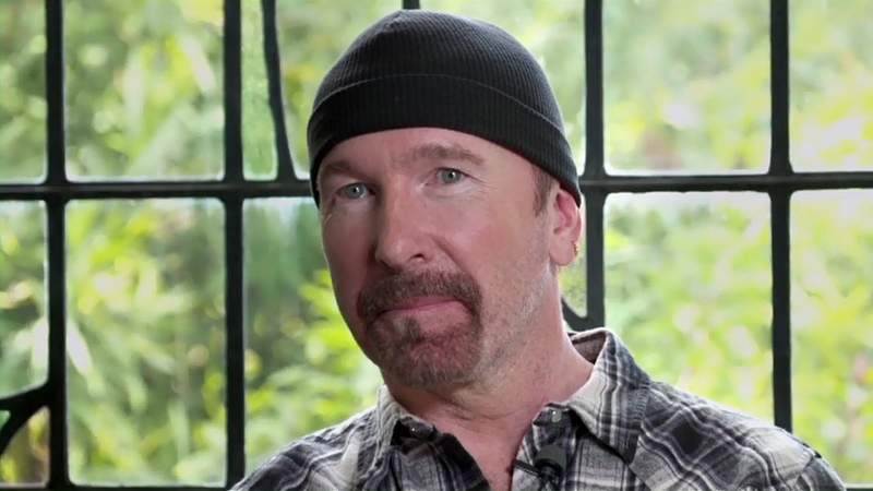 The Edge has received support from fans around the world following his father's passing