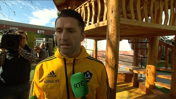 Robbie Keane was talking at a charity gathering at Crumlin Children's Hospital