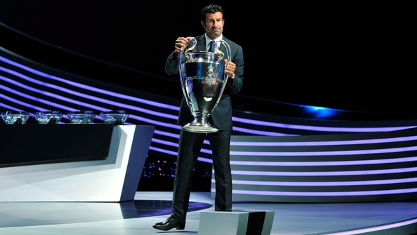 Luis Figo is one of three men challenging Sepp Blatter's FIFA presidency