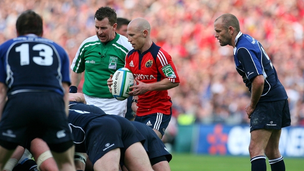 Peter Stringer played many times against Leinster as a Munster player