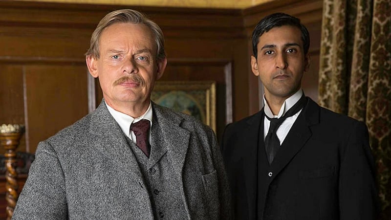 Martin Clunes and Arsher Ali in Arthur & George