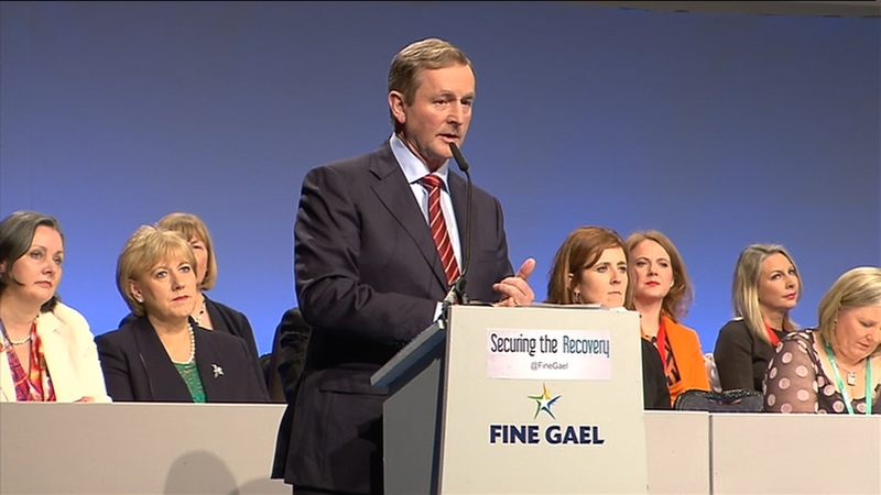 Support for Fine Gael is up since the last poll in September