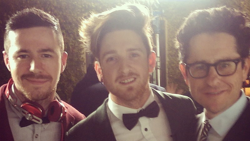 Stephen Byrne with JJ Abrams at The Oscar Wilde party