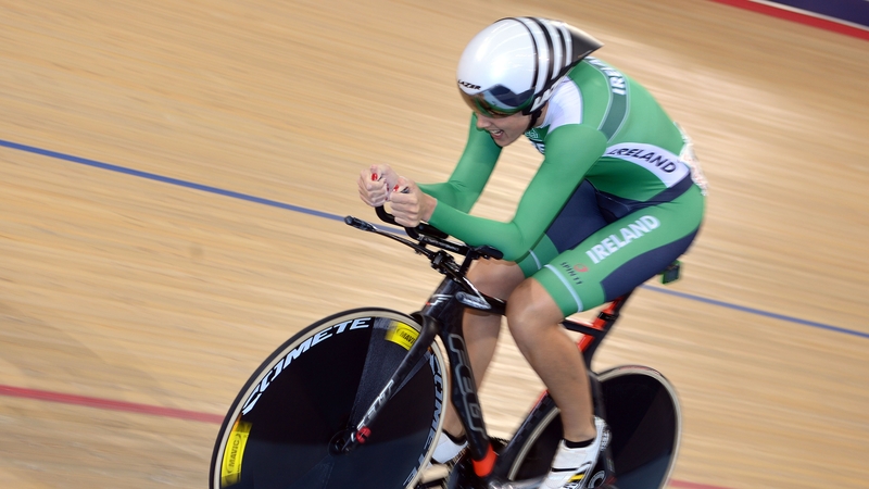 Caroline Ryan, seen here during the UCI Track Cycling World Cup last December, has been in fine form in Paris