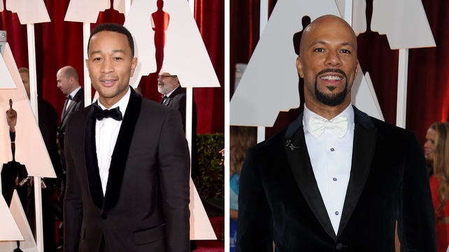 John Legend and Common, who won the Oscar for Best Original Song for Glory from Selma