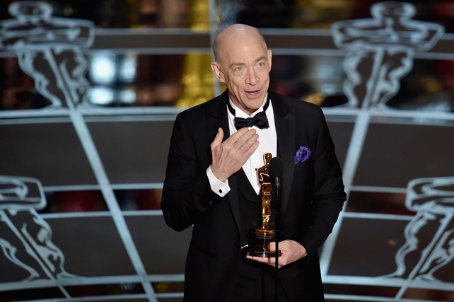 J K Simmons won Best Actor in a Supporting Role for his role as a jazz teacher in Whiplash