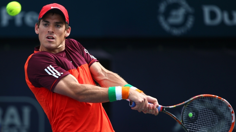 James McGee was beaten in the first rubber of the Davis Cup clash