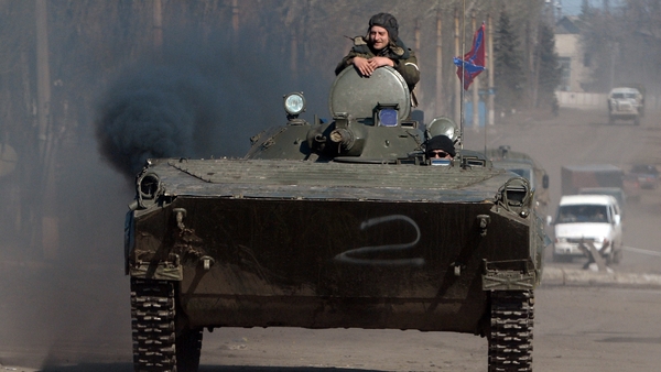 Russia has dismissed a claim that Moscow has sent 'thousands' of troops to fight in eastern Ukraine
