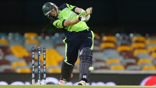 Kevin O'Brien tried to get Ireland home but fell after a quick-fire 50, leaving it up to his tail-end to secure the win