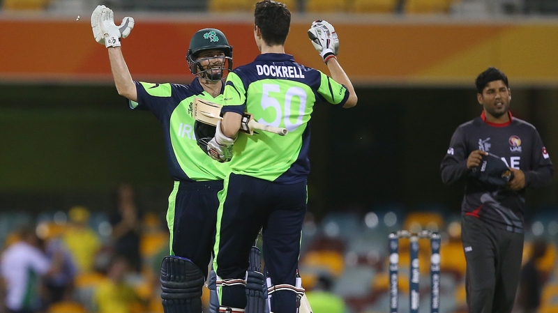 Alex Cusack and George Dockrell steered Ireland over the line