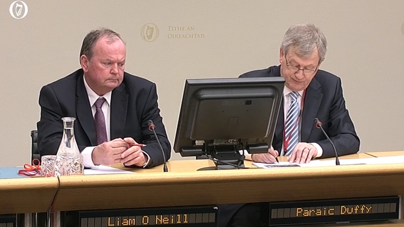 GAA President Liam Ó Néill and GAA DG Páraic Duffy were before the Oireachtas Foreign Affairs Committee