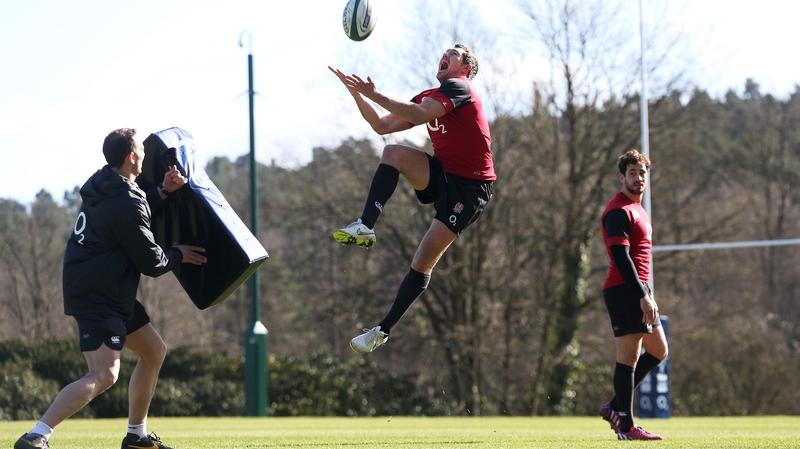Up and under - Full-back Alex Goode may expect to be busy on Sunday