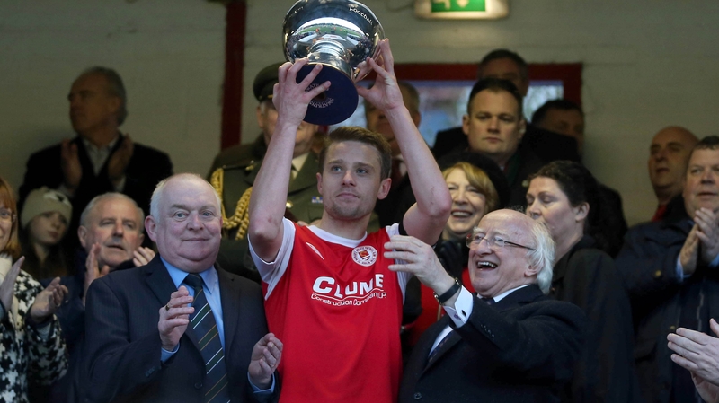 Ger O'Brien with the trophy last year