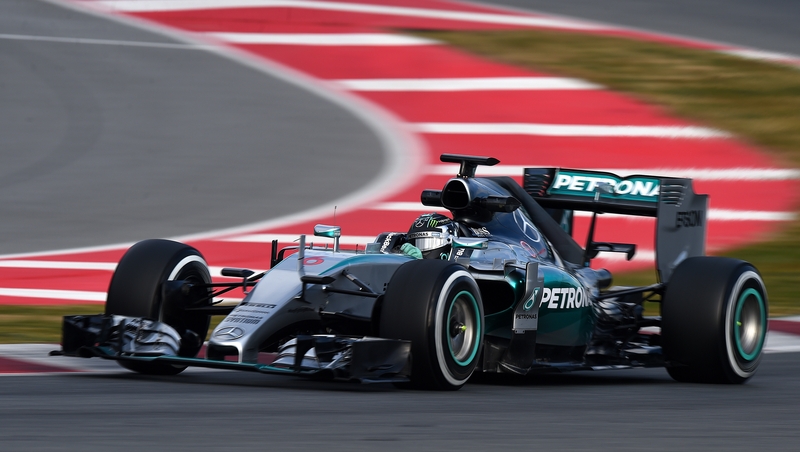 Nico Rosberg earlier today