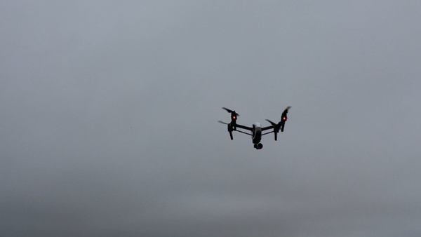 In a search of the suspects' vehicle officers found a quadracopter, as well as a handgun