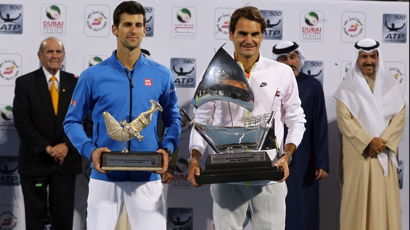 Roger Federer improved his career head-to-head record against Novak Djokovic to 20-17 with victory at the Aviation Club Tennis Centre