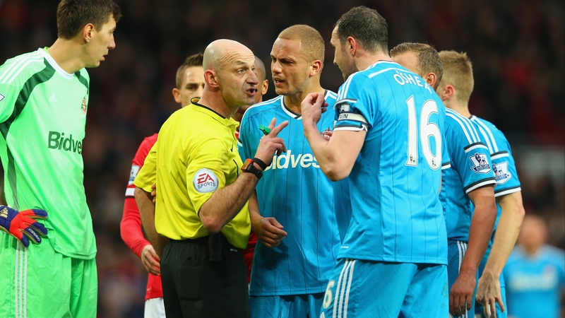 Wes Brown reacted with incredulity to his dismissal by Roger East