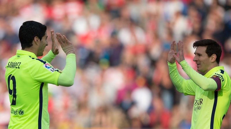 Luis Suarez and Lionel Messi were central to Barca's victory