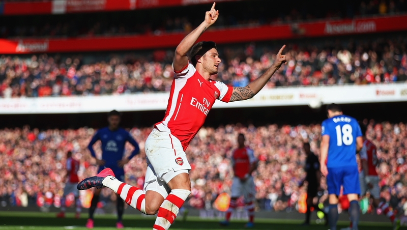 Olivier Giroud set Arsenal on their way