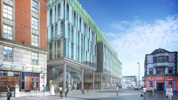 A computer generated image of Cumberland House from a planning permission application