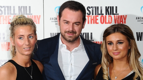 Joanne Mas and Danny Dyer with their daughter Dani