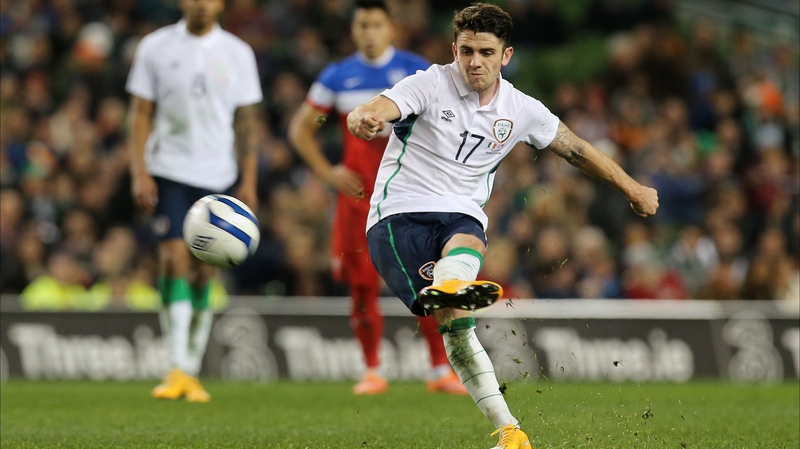 Robbie Brady scored in Ireland's 4-1 friendly win over the USA in November