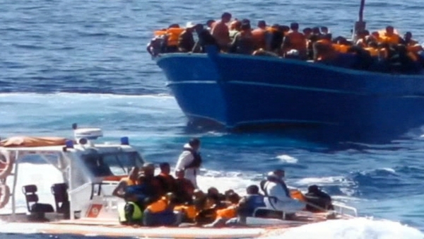 A boat transporting migrants capsized off Sicily, killing at least 10 people