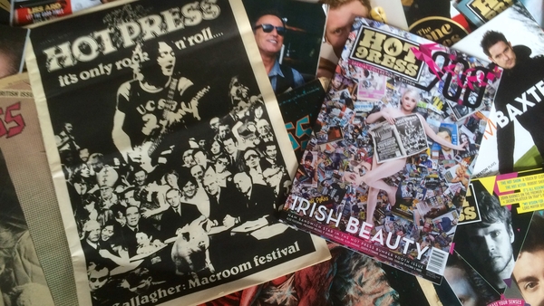 The exhibition of the signed Hot Press covers will take place in Temple Bar