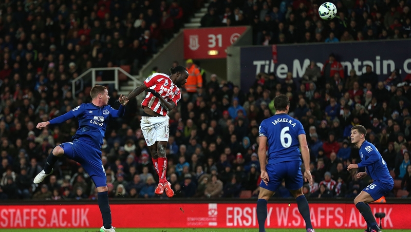 Victor Moses opens the scoring for Stoke