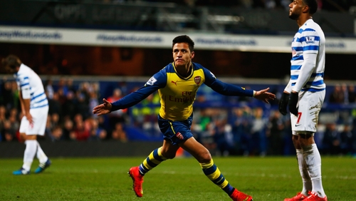 Alexis Sanchez scored Arsenal's second