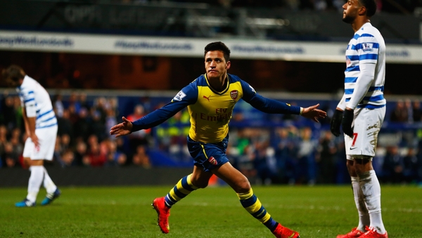 Alexis Sanchez scored Arsenal's second