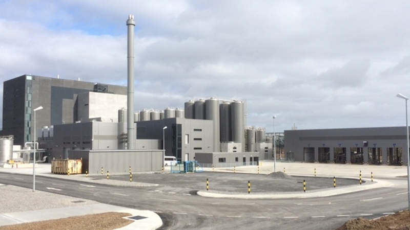 The processing facility is at Belview Port on the Kilkenny-Waterford border